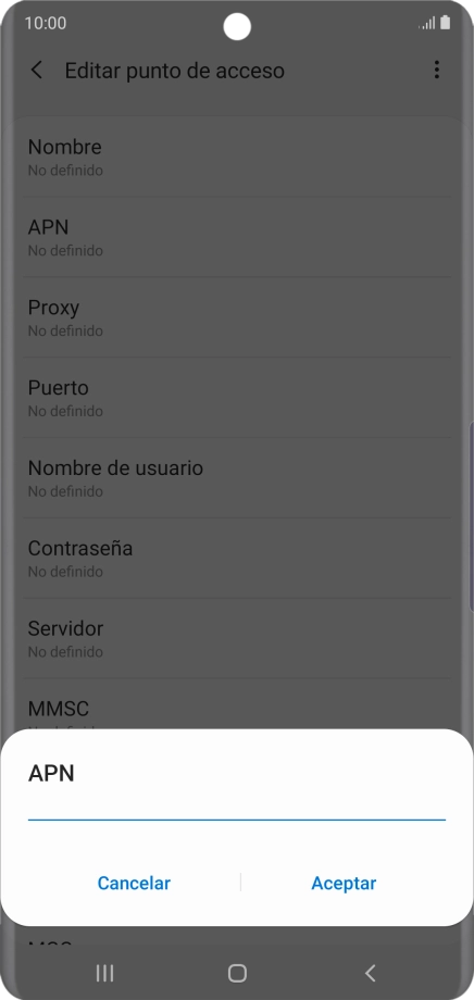 Introduce airtelwap.es y pulsa Aceptar. Introduce airtelwap.es y pulsa Aceptar.