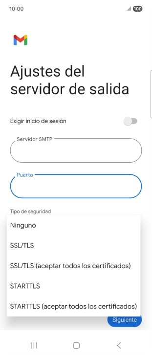 Pulsa SSL/TLS.