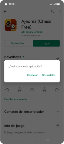 Pulsa Desinstalar. Pulsa Desinstalar.