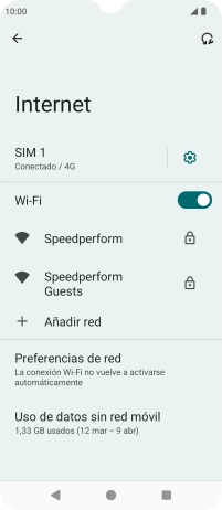 Pulsa la red wifi deseada. Pulsa la red wifi deseada.