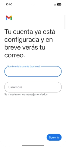 Pulsa Tu nombre e introduce el nombre del remitente. Pulsa Tu nombre e introduce el nombre del remitente.
