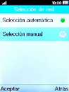 Si quieres elegir la red de forma automática, selecciona Selección automática.