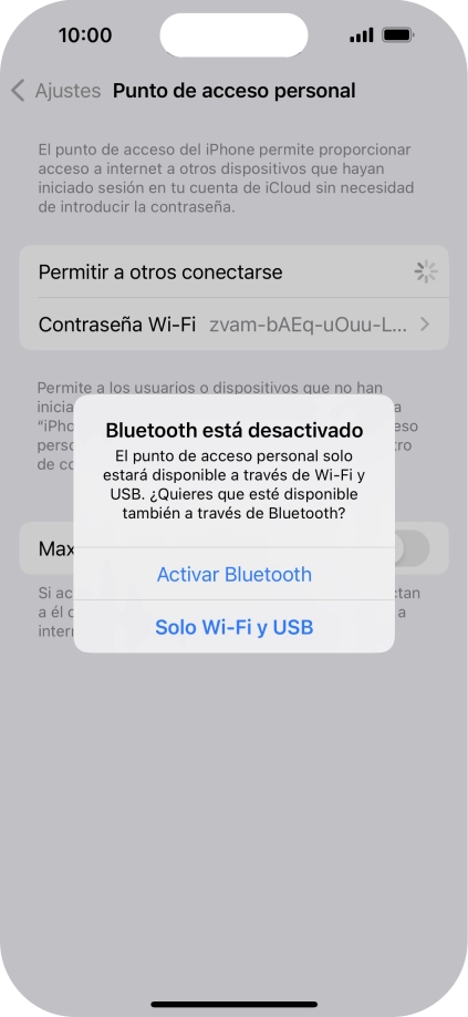 Si la función de wifi está activada, pulsa Solo Wi-Fi y USB. Si la función de wifi está activada, pulsa Solo Wi-Fi y USB.