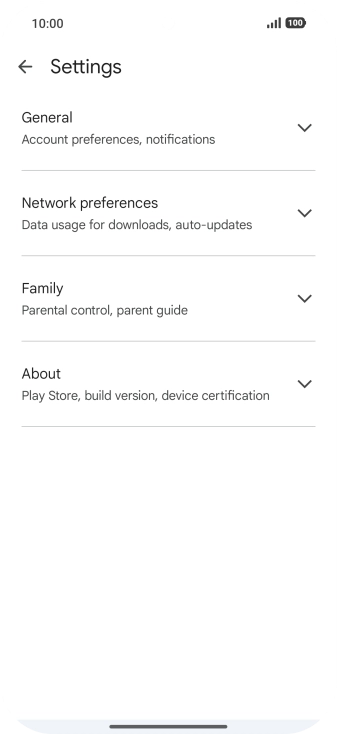 Press Network preferences.