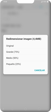 Pulsa el ajuste deseado. Pulsa el ajuste deseado.