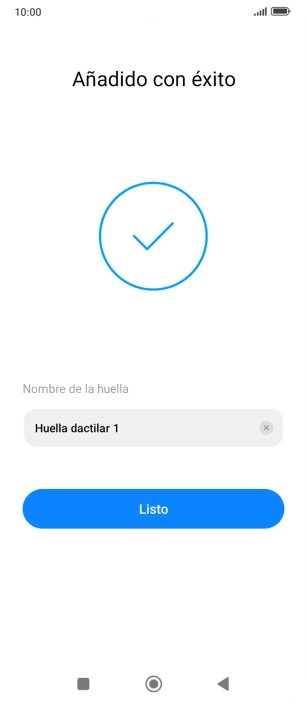 Pulsa Listo. Pulsa Listo.