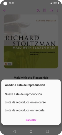 Pulsa Nueva lista de reproducción. Pulsa Nueva lista de reproducción.