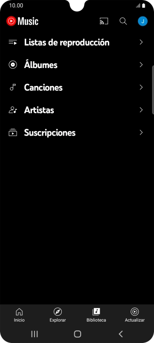 Pulsa una categoría y desplázate al archivo de música deseado. Pulsa una categoría y desplázate al archivo de música deseado.