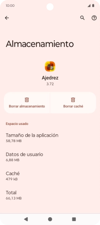 Pulsa Borrar caché. Pulsa Borrar caché.
