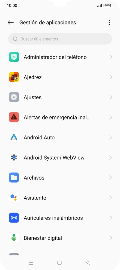 Pulsa la app deseada. Pulsa la app deseada.