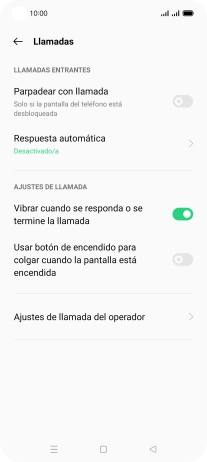 Pulsa Ajustes de llamada del operador. Pulsa Ajustes de llamada del operador.