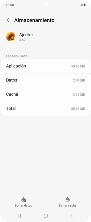 Pulsa Borrar caché. Pulsa Borrar caché.