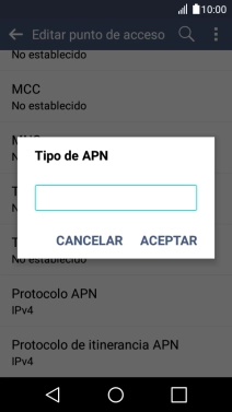 Introduce default y pulsa ACEPTAR. Introduce default y pulsa ACEPTAR.