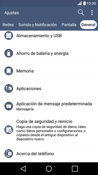 Pulsa Acerca del teléfono. Pulsa Acerca del teléfono.