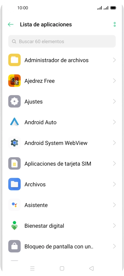 Pulsa la app deseada. Pulsa la app deseada.