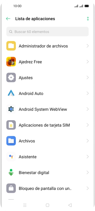 Pulsa la app deseada. Pulsa la app deseada.