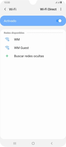 Pulsa el icono de menú.