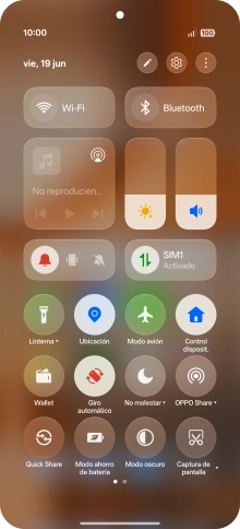 Pulsa el icono de ajustes. Pulsa el icono de ajustes.