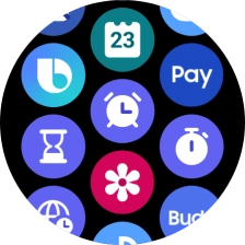 Pulsa el icono de Bixby.
