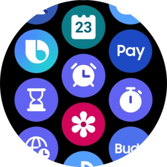 Pulsa el icono de Bixby.