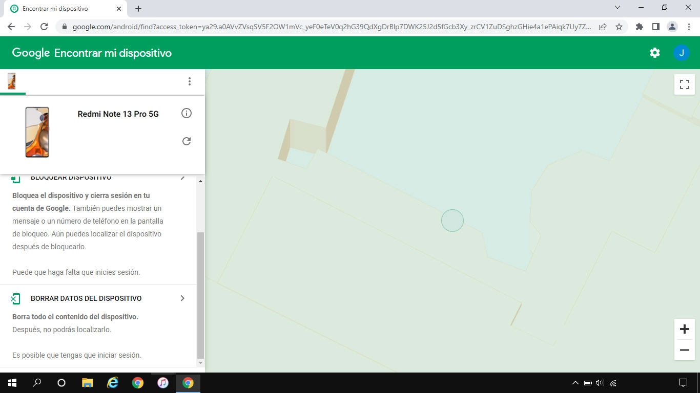 Haz clic en BORRAR DATOS DEL DISPOSITIVO y sigue las indicaciones de la pantalla para eliminar todo el contenido de tu teléfono. Ten en cuenta que ya no podrás utilizar la función de 