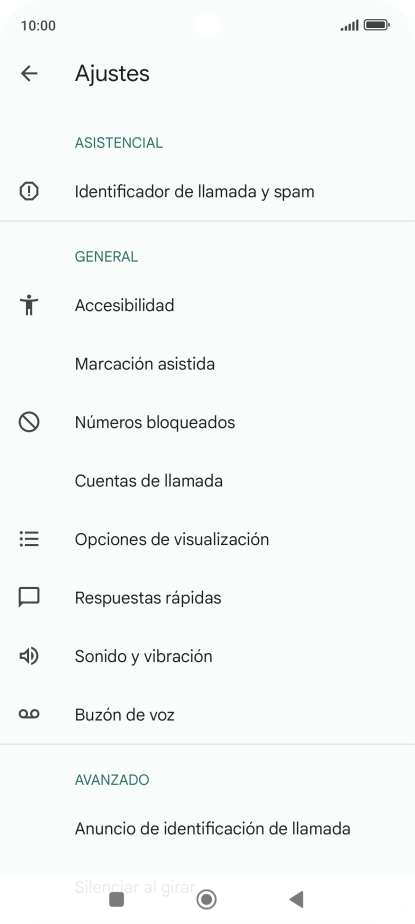 Pulsa Cuentas de llamada. Pulsa Cuentas de llamada.