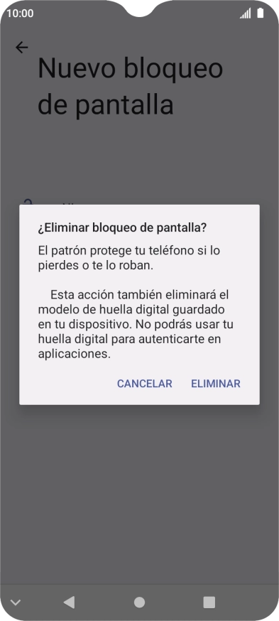 Pulsa ELIMINAR. Pulsa ELIMINAR.