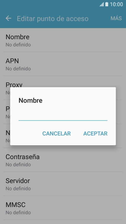 Introduce Vodafone Internet y pulsa ACEPTAR. Introduce Vodafone Internet y pulsa ACEPTAR.