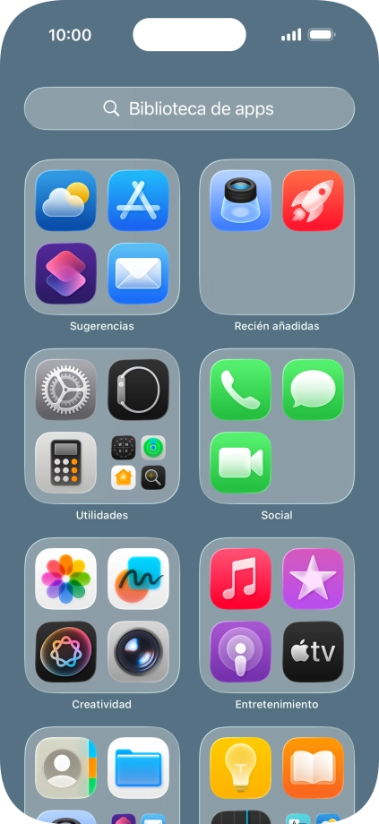 Pulsa la app deseada. Pulsa la app deseada.