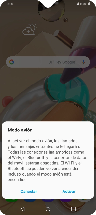 Si activas la función, pulsa Activar. Si activas la función, pulsa Activar.
