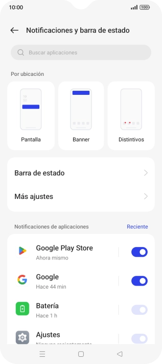 Pulsa la lista desplegable junto a Pulsa la lista desplegable junto a