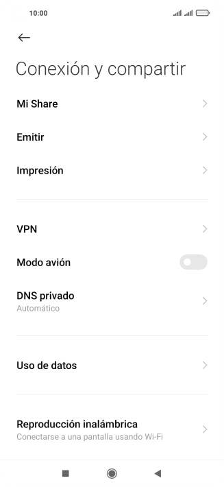 Pulsa Uso de datos. Pulsa Uso de datos.