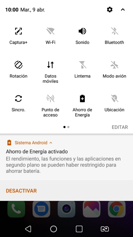 Pulsa la tecla de inicio para terminar y regresar a la pantalla de inicio. Pulsa la tecla de inicio para terminar y regresar a la pantalla de inicio.