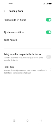Pulsa la tecla de inicio para terminar y regresar a la pantalla de inicio. Pulsa la tecla de inicio para terminar y regresar a la pantalla de inicio.