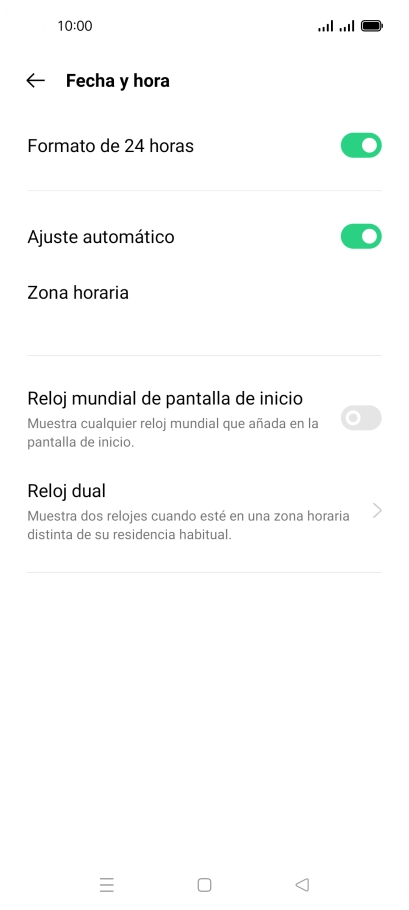 Pulsa la tecla de inicio para terminar y regresar a la pantalla de inicio. Pulsa la tecla de inicio para terminar y regresar a la pantalla de inicio.
