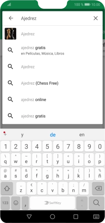 Introduce el nombre del tema o de la app y pulsa el icono de búsqueda. Introduce el nombre del tema o de la app y pulsa el icono de búsqueda.