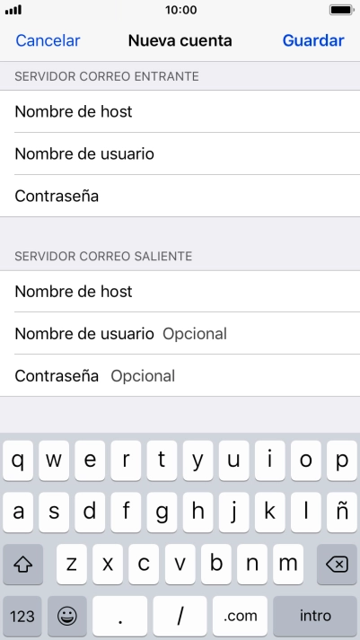 Pulsa Guardar. Ahora se ha configurado tu cuenta de correo electrónico. Si deseas seleccionar más ajustes del servidor de correo de entrada o de salida, continúa con los pasos siguientes. Pulsa Guardar. Ahora se ha configurado tu cuenta de correo electrónico. Si deseas seleccionar más ajustes del servidor de correo de entrada o de salida, continúa con los pasos siguientes.