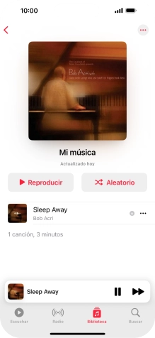 Pulsa el título de la canción. Pulsa el título de la canción.