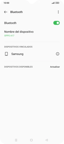Pulsa la tecla de inicio para terminar y regresar a la pantalla de inicio.