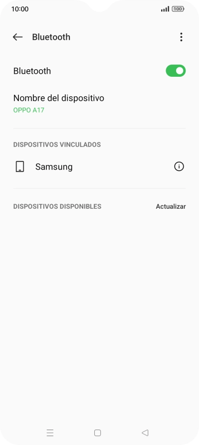 Pulsa la tecla de inicio para terminar y regresar a la pantalla de inicio.