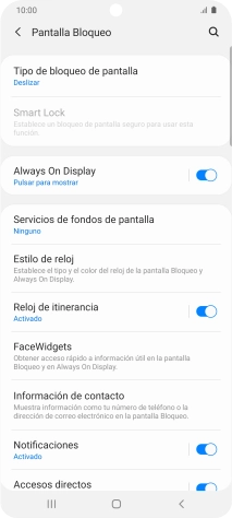 Pulsa Tipo de bloqueo de pantalla. Pulsa Tipo de bloqueo de pantalla.