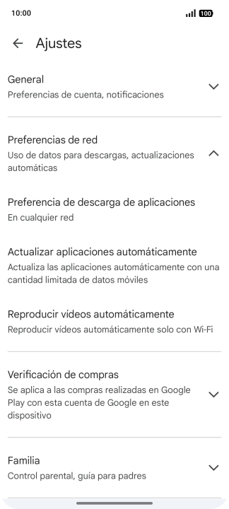 Pulsa Actualizar aplicaciones automáticamente. Pulsa Actualizar aplicaciones automáticamente.