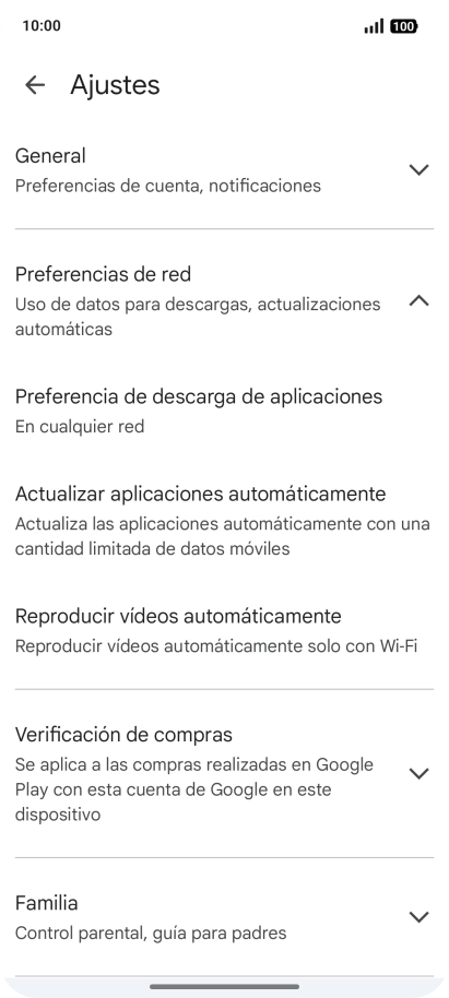Pulsa Actualizar aplicaciones automáticamente. Pulsa Actualizar aplicaciones automáticamente.