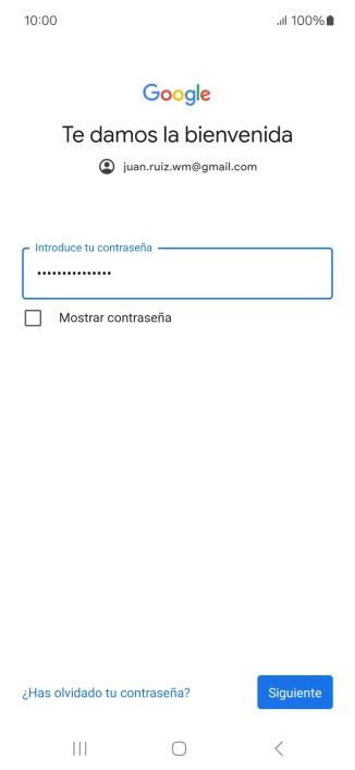 Pulsa Siguiente.