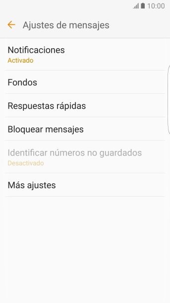 Pulsa Más ajustes. Pulsa Más ajustes.