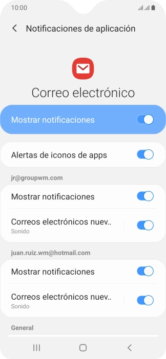 Pulsa el indicador junto a Pulsa el indicador junto a