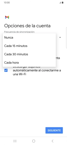 Pulsa el ajuste deseado. Pulsa el ajuste deseado.