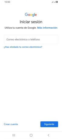 Si no tienes una cuenta de Google, pulsa Crear cuenta y sigue las indicaciones de la pantalla para ver cómo crear una cuenta nueva. Si no tienes una cuenta de Google, pulsa Crear cuenta y sigue las indicaciones de la pantalla para ver cómo crear una cuenta nueva.