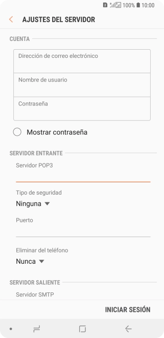 Pulsa la lista desplegable bajo 
