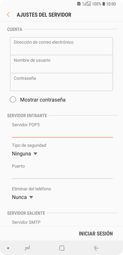 Pulsa la lista desplegable bajo 